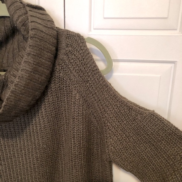 Revamped Cold Shoulder Cowl Neck Sweater - Picture 4 of 8